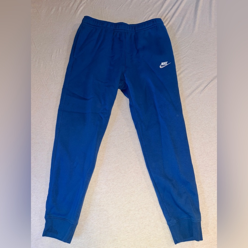 Blue Nike joggers